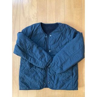 ユニクロ(UNIQLO)のUNIQLO キルティングボアフリース　リバーシブルジャケット　140(ジャケット/上着)