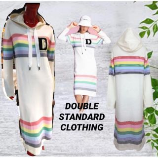 ダブルスタンダードクロージング(DOUBLE STANDARD CLOTHING)のダブルスタンダードクロージング　ワンピース　ストレッチニット　新品✨(ひざ丈ワンピース)