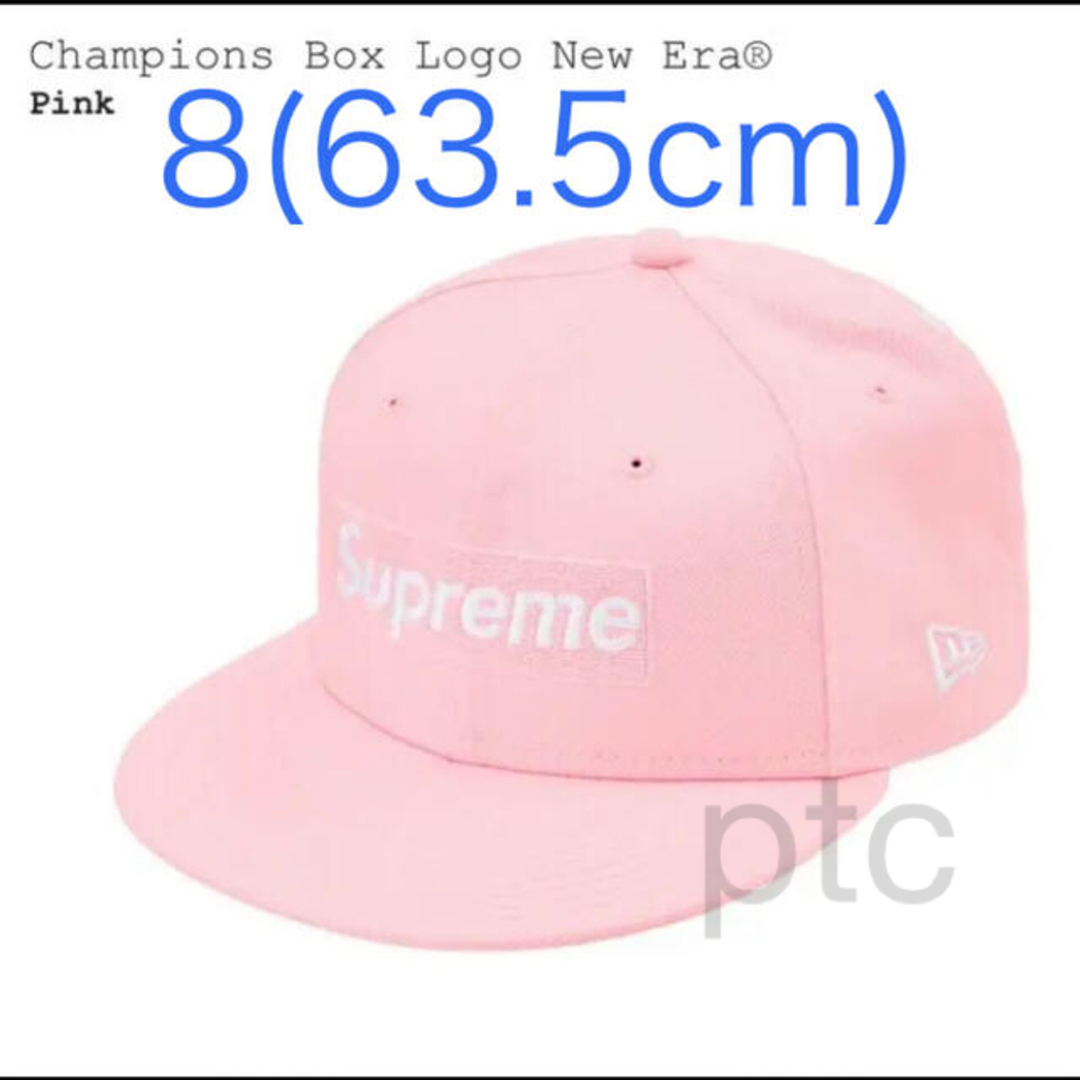 Supreme Champions Box Logo New Era  Pink