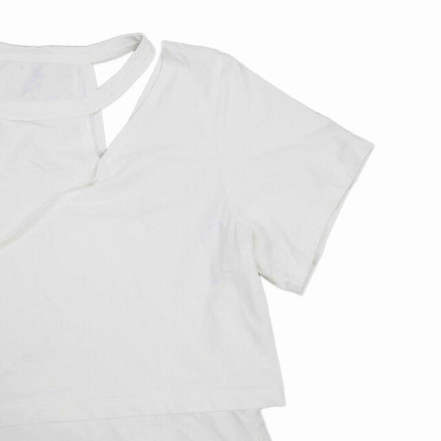 Ameri VINTAGE(アメリヴィンテージ)のアメリヴィンテージ Ameri 19SS 変形 レイヤード風 Tシャツ レディースのトップス(Tシャツ(半袖/袖なし))の商品写真