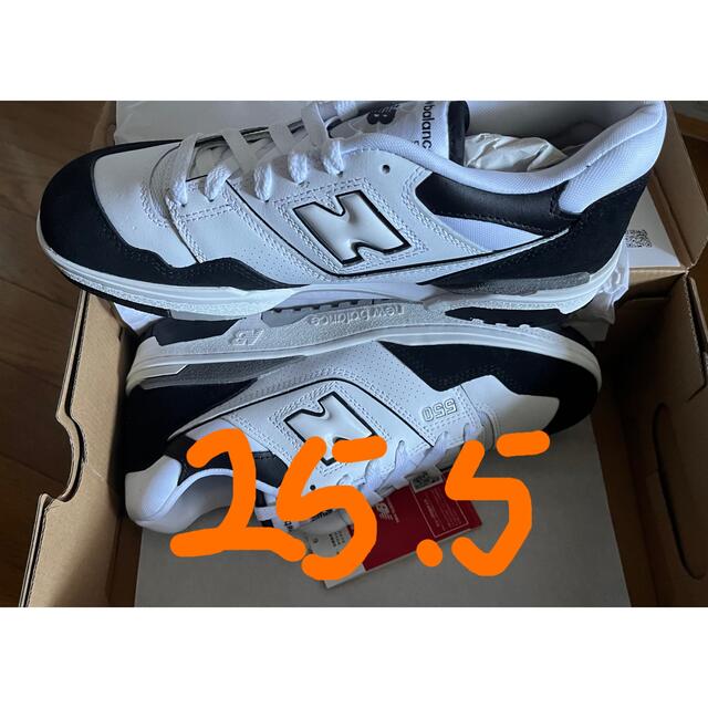 New Balance 550 "White Black" 25.5cm