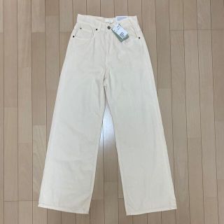 エイチアンドエム(H&M)の新品未使用ワイドハイウエストデニム(デニム/ジーンズ)