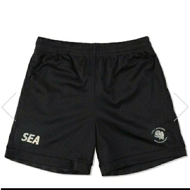 WIND AND SEA - WIND AND SEA Viola Roses SHORT PANTS 黒の通販 by