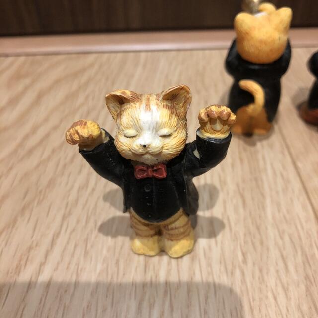 猫の楽隊 ハンドメイドのインテリア/家具(インテリア雑貨)の商品写真