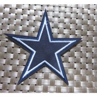 紺白◎新品　NFLダラス・カウボーイズ　Dallas Cowboys刺繍ワッペン(アメリカンフットボール)