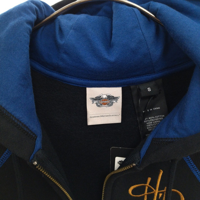 Harley Davidson(ハーレーダビッドソン)のHARLEY DAVIDSON ハーレーダビッドソン 115th Anniversary Hoodie 115周年記念ジップアップパーカー 99034-18VW ブラック メンズのトップス(パーカー)の商品写真