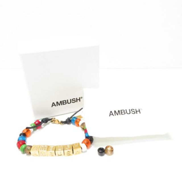 AMBUSH(アンブッシュ)のアンブッシュ NOBO BEADS ブレスレット ゴールド系  AC886C ハンドメイドのアクセサリー(ブレスレット/バングル)の商品写真