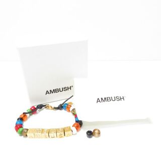 アンブッシュ(AMBUSH)のアンブッシュ NOBO BEADS ブレスレット ゴールド系  AC886C(ブレスレット/バングル)