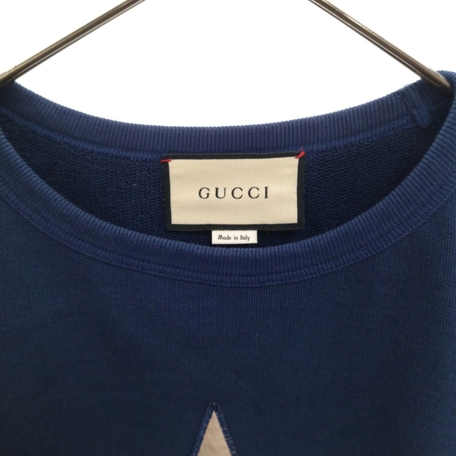 GUCCI グッチ 19AW STAR PATCHED LOGO SWEAT CREW スターパッチロゴ