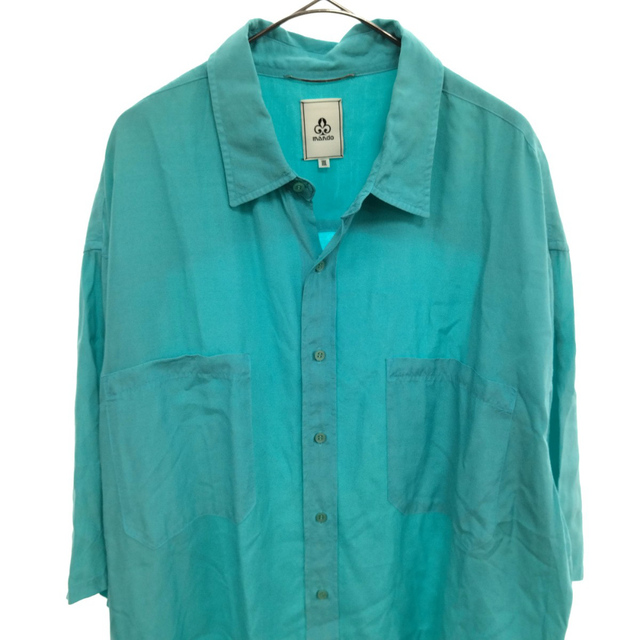 MANDO(マンドゥ)のmando マンド シンプルデザイン ヨーレン半袖Tシャツ ブルー メンズのトップス(シャツ)の商品写真