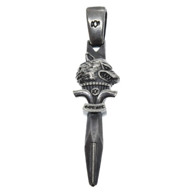 GOTHIC YOHJI YAMAMOTO ゴシック ヨウジヤマモト WOLF DAGGAR PENDANT TOP ウルフダガーペンダントトップ ネックレストップ シルバー156ミリ重さ