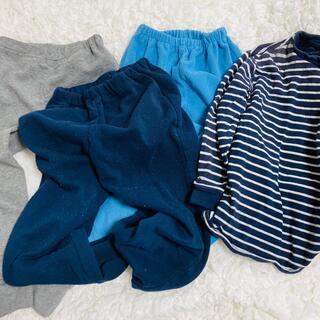 ユニクロ(UNIQLO)の【子供服】男の子パジャマ120cmズボン3着+上1着(パジャマ)