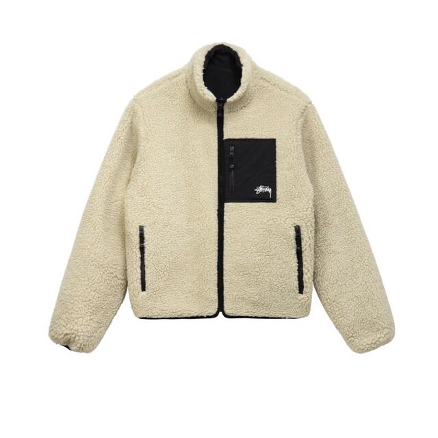 STUSSY(ステューシー)のステューシー  8 BALL SHERPA JACKET Lサイズ メンズのジャケット/アウター(ブルゾン)の商品写真