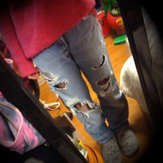 リーバイス(Levi's)のハードダメージデニム★Levisリメイク(デニム/ジーンズ)