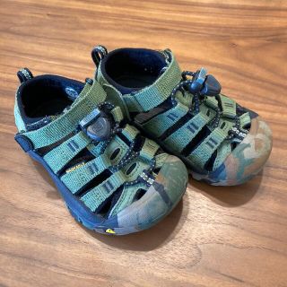 キーン(KEEN)の【値引き可】keen キーン　サンダル　15　キッズ　迷彩(サンダル)