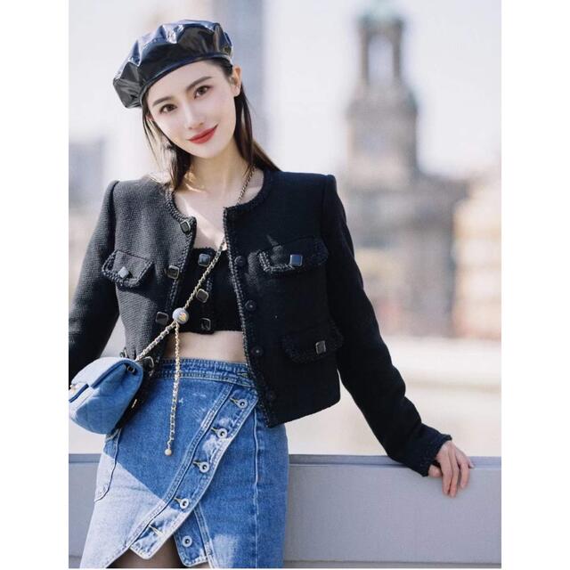 SELF PORTRAIT - ❤️正規品Selfportrait22新品タグ付き☆黒 ノー