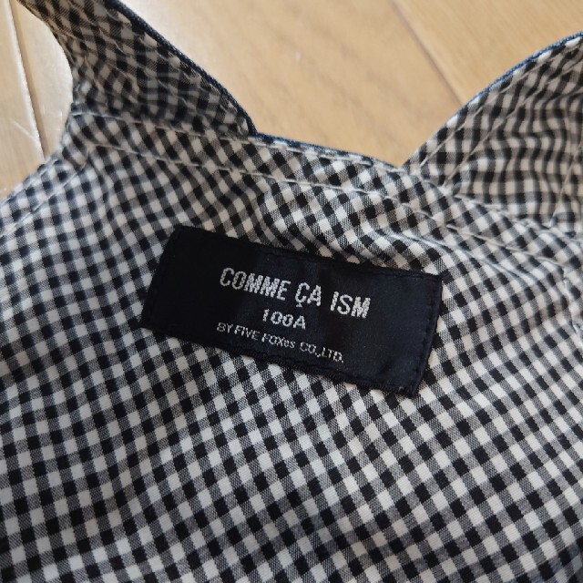 COMME CA ISM(コムサイズム)のコムサ　オーバーオール　100サイズ キッズ/ベビー/マタニティのキッズ服男の子用(90cm~)(パンツ/スパッツ)の商品写真