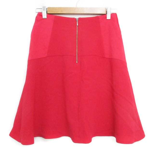 LAUTREAMONT(ロートレアモン)のロートレアモン フレアスカート ひざ丈 無地 38 赤 レッド /FF38 レディースのスカート(ひざ丈スカート)の商品写真