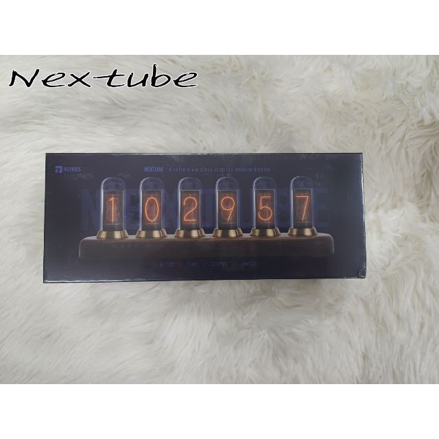 オンラインショップ】 Nextube ニキシー管時計 LED 置時計