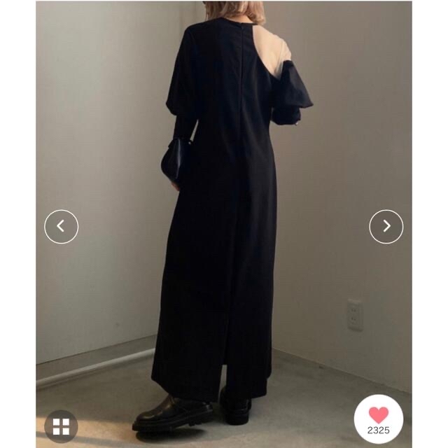 日本産】 新品未使用 LAKE CURVE TRICOT RIB DRESS ロングワンピース