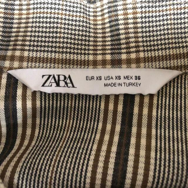 ZARA(ザラ)の242. ZARA チェック柄ジッパージャケット レディースのジャケット/アウター(ブルゾン)の商品写真