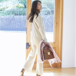 VICKY ビッキー セットアップ ニット&フェイクスエードプリーツスカ