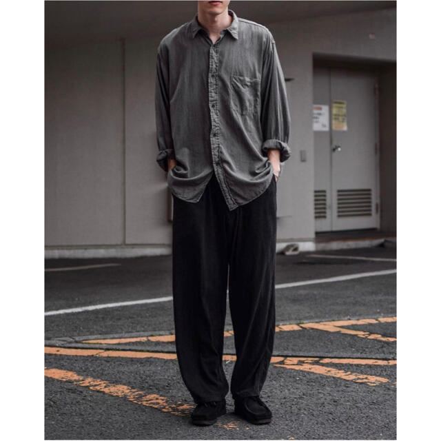 COMOLI 21ss ヨリ杢　シャツ　size3