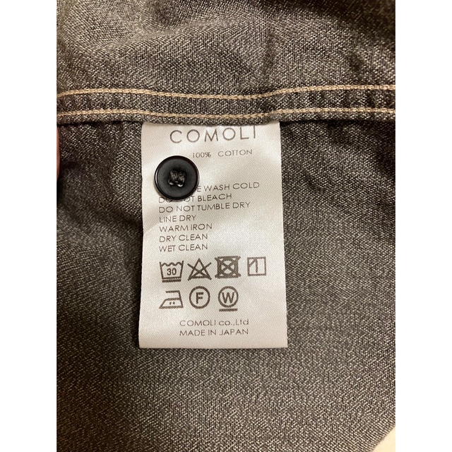 COMOLI(コモリ)のCOMOLI コモリ 21ss ヨリ杢 シャツ メンズのトップス(シャツ)の商品写真