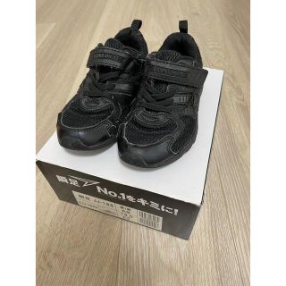 ナイキ(NIKE)の瞬足 スニーカー　19センチ　ブラック　黒(スニーカー)