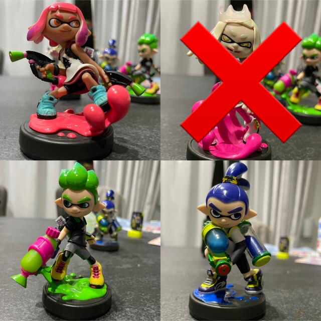 スプラトゥーン　amiibo 3点