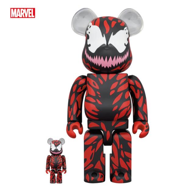 エンタメ/ホビーBE@RBRICK SPIDER-MAN CARNAGE 100％＆400％