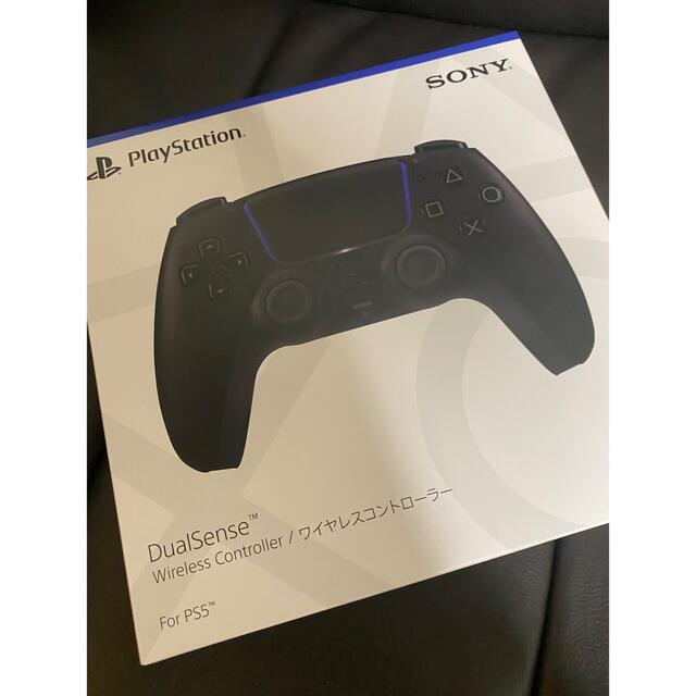 PlayStation(プレイステーション)のPS5 デュアルセンス　ブラック エンタメ/ホビーのゲームソフト/ゲーム機本体(家庭用ゲーム機本体)の商品写真