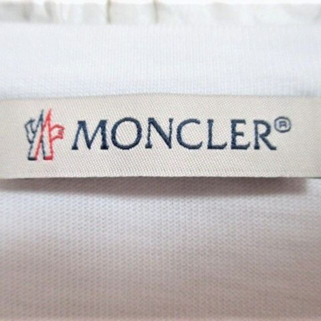 MONCLER(モンクレール)の☆モンクレール ロゴ プリント ワッペン Tシャツ 半袖/メンズＭ☆国内正規品 メンズのトップス(Tシャツ/カットソー(半袖/袖なし))の商品写真