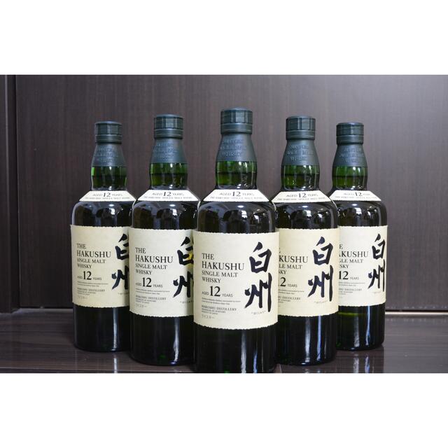 サントリー シングルモルト ウイスキー 白州12年 700ml 5本セット