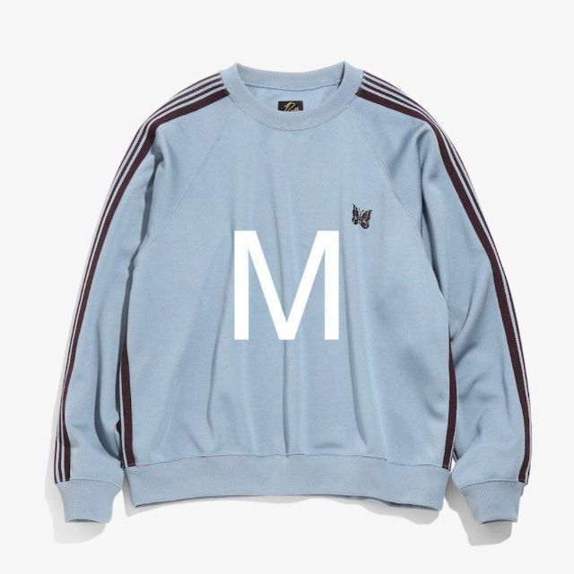 needlesスウェット M 青色 サックスブルー sax blue 22ss | ochge.org