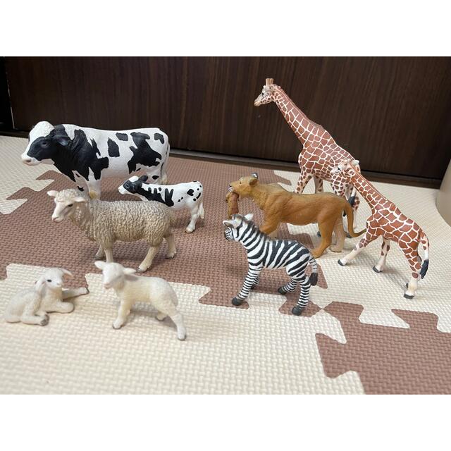 動物　フィギュア　置物　セット エンタメ/ホビーのおもちゃ/ぬいぐるみ(キャラクターグッズ)の商品写真