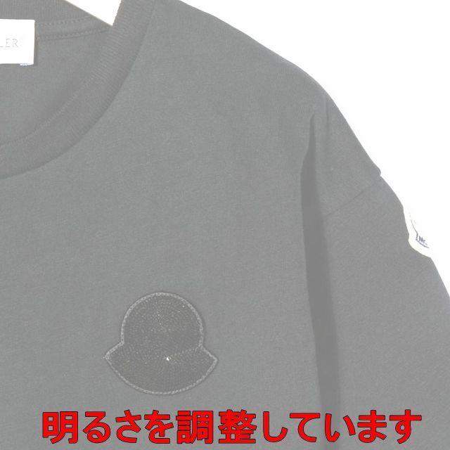 ●新品/正規品● MONCLER ロゴパッチ コットン Tシャツ