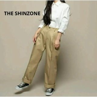 シンゾーン(Shinzone)のTHE SHINZONE シンゾーン WIDE-LEG PANTS チノ ワイド(カジュアルパンツ)