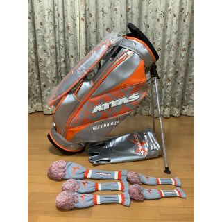 マミヤ(USTMamiya)のATTAS 11 キャディバッグ スタンド USTマミヤ アッタス ヘッドカバー(バッグ)