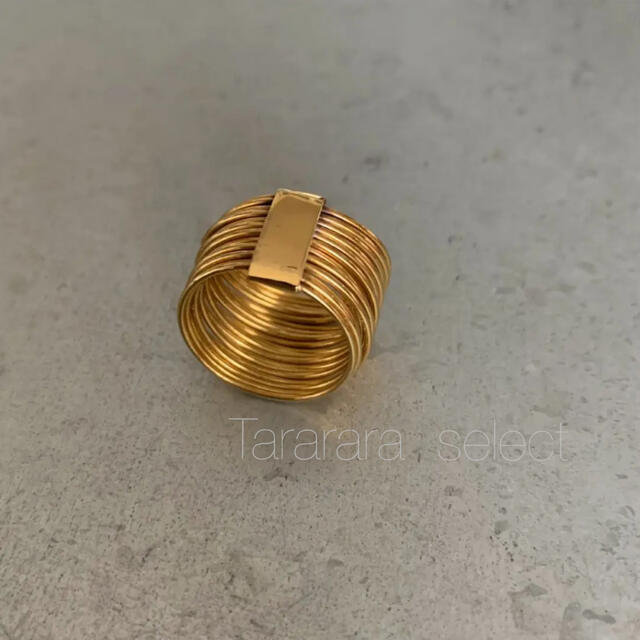 ●stainless wire ring●金属アレルギー対応 レディースのアクセサリー(リング(指輪))の商品写真