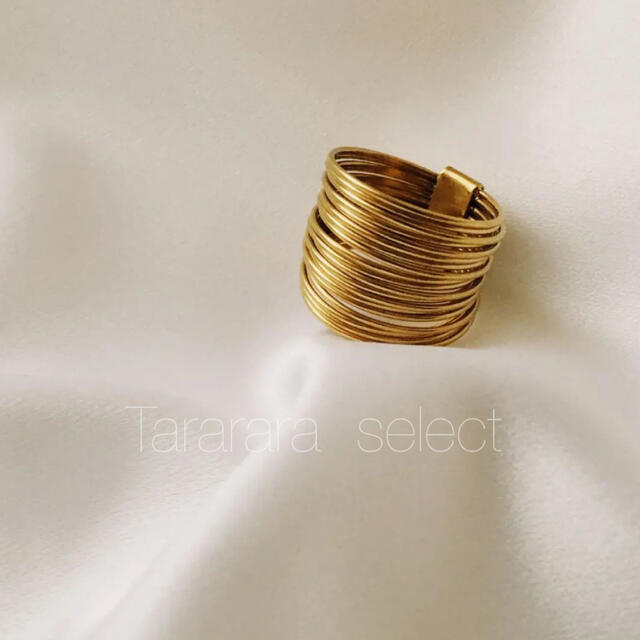 ●stainless wire ring●金属アレルギー対応 レディースのアクセサリー(リング(指輪))の商品写真