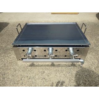 おしゃれ 新品 60cm幅 便利な取手付 未使用 鉄板焼 グリラー