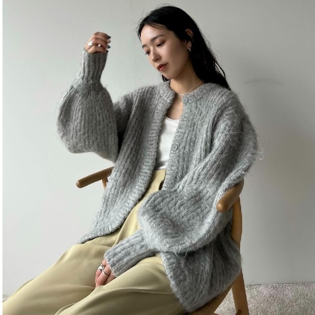 限定値下げ！CLANE COLOR MOHAIR SHAGGY CARDIGAN