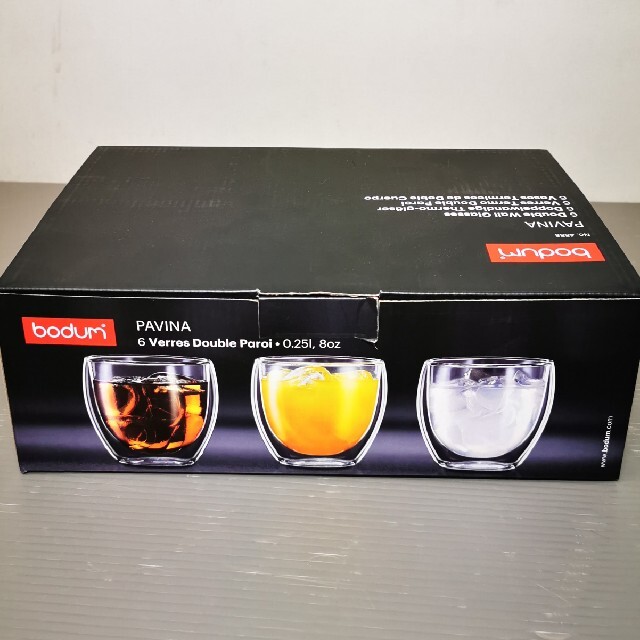 bodum - BODUM PAVINA ボダム バヴィール ダブルウォール グラス 250ml ...