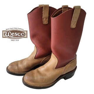 ウエスコ(Wesco)の【レア】美品99年 ウエスコ WESCO カスタムボス ペコスブーツ ウエスタン(ブーツ)