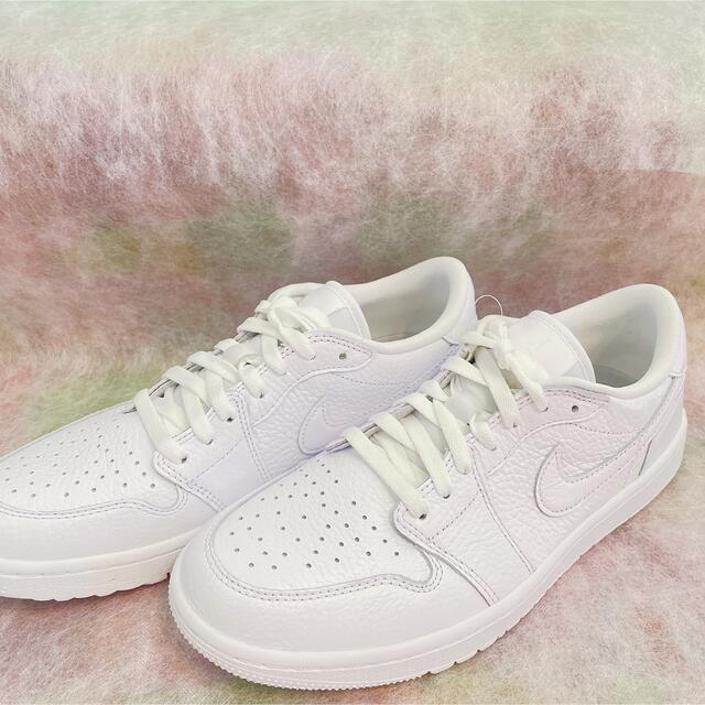 NIKE(ナイキ)のNike Air Jordan 1 Low Golf "Triple White スポーツ/アウトドアのゴルフ(シューズ)の商品写真