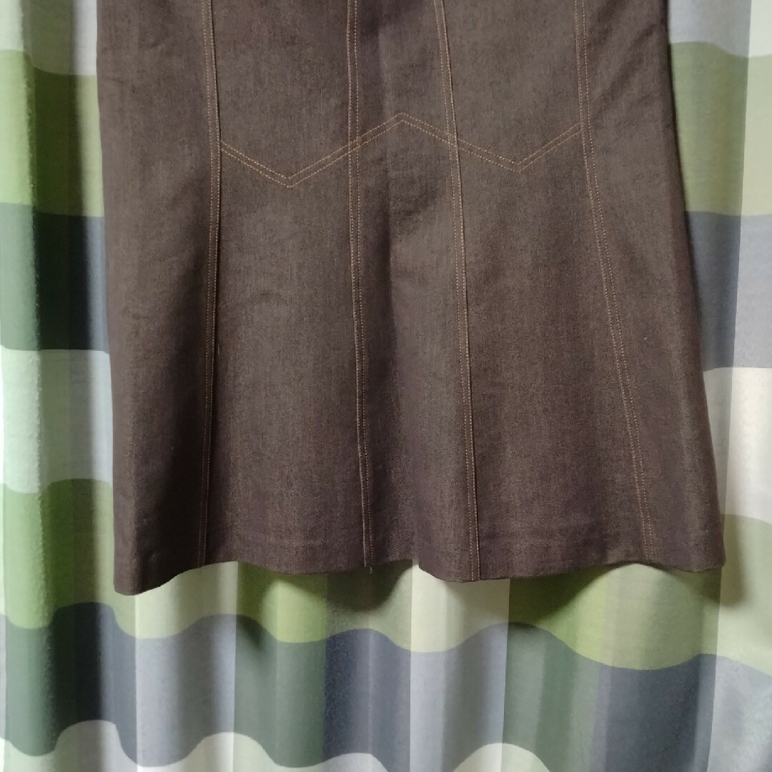 ロングスカート　ブラウン　nuovo×nuovo レディースのスカート(ロングスカート)の商品写真