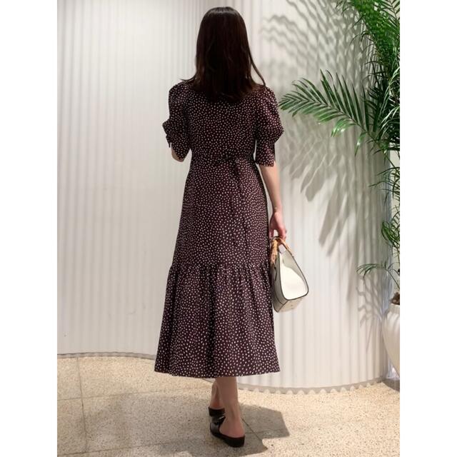 魅了 snidel Sustainableパフスリーブバリエプリントワンピース photo 魅了 snidel Sustainableパフスリーブバリエプリントワンピース photo