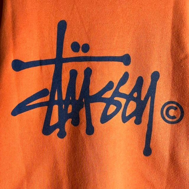 完売品　ステューシー　stussy 同色ロゴ　デカロゴ　スウェット