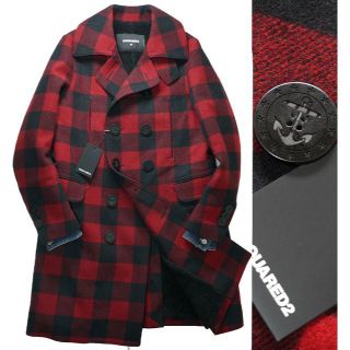DSQUARED2 - 新品 DSQUARED2 デニム袖付/13スター釦内ボアチェック
